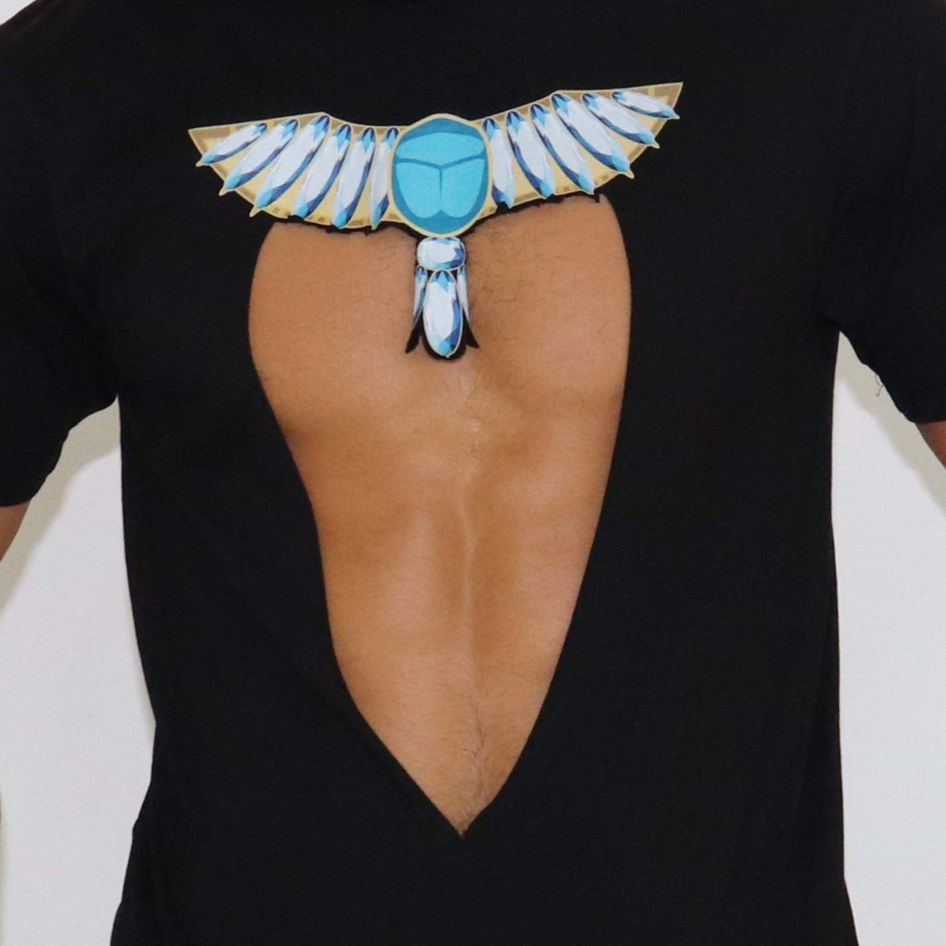 DIY Men's Scarab deep v tee