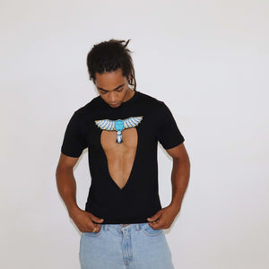 DIY Men's Scarab deep v tee