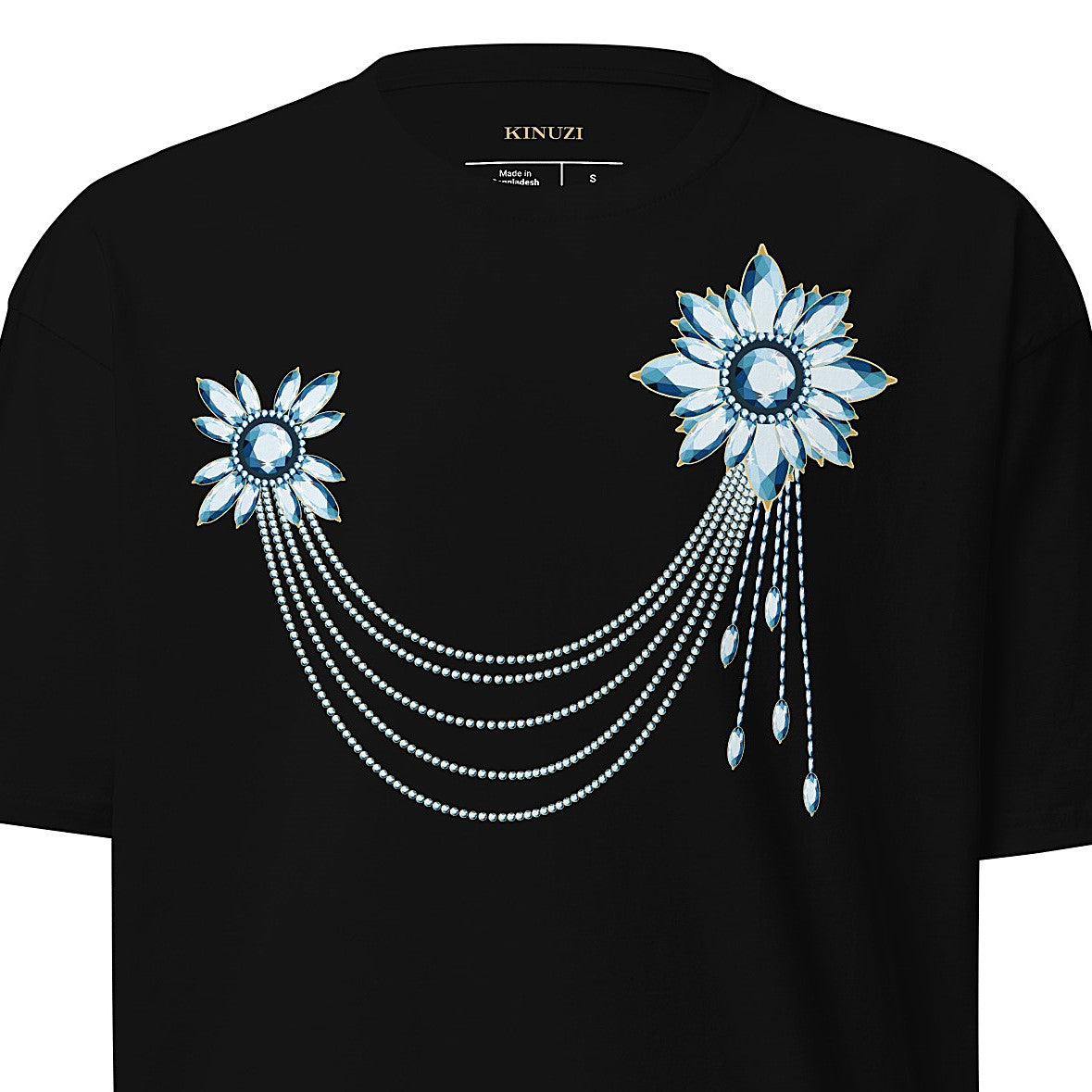 Lotus brooch tee